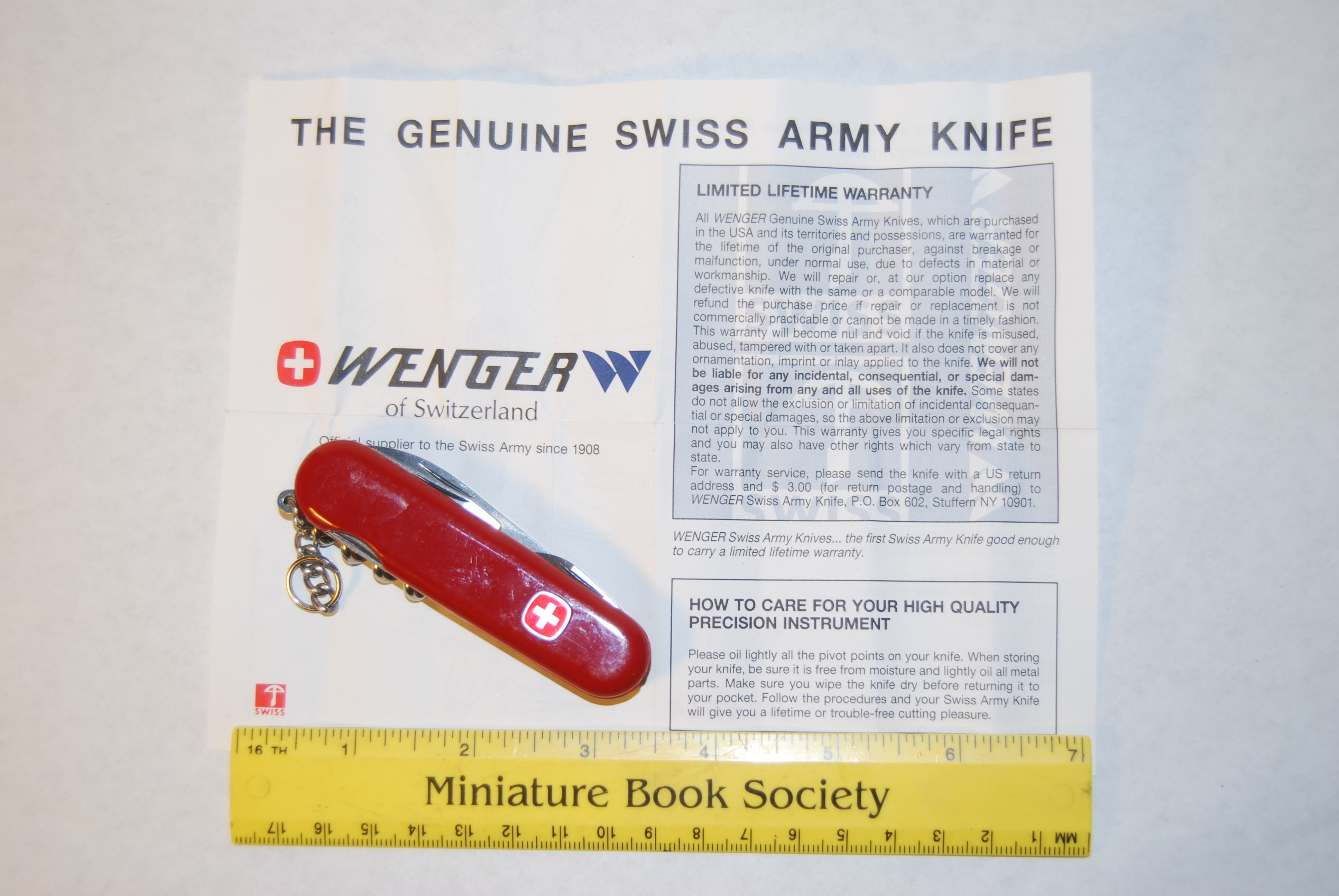 WENGER “ORIGINAL” SWISS ARMY KNIFE